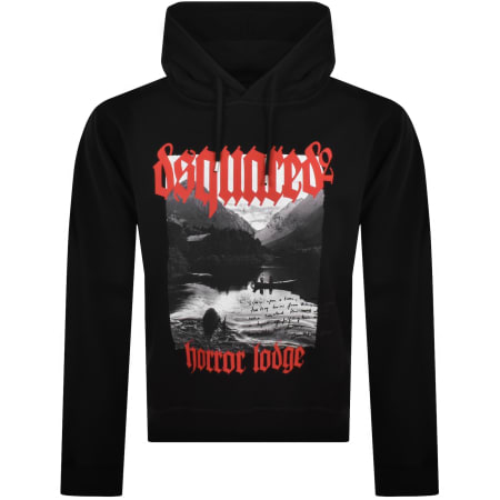 DSQUARED2 Relax Fit Hoodie Black | Mainline Menswear United